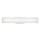 Westinghouse Fixture Wall LED Dimmable 25W Clear Temp Slct Brshd Nkl Crvd White Frosted Shade 6112100 - alternate 7